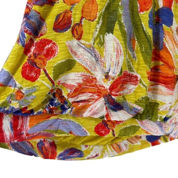 Tommy Bahama Halter Top Size S Colorful Tropical Beach Noli Blooms Stretch Aloha - Picture 4 of 7